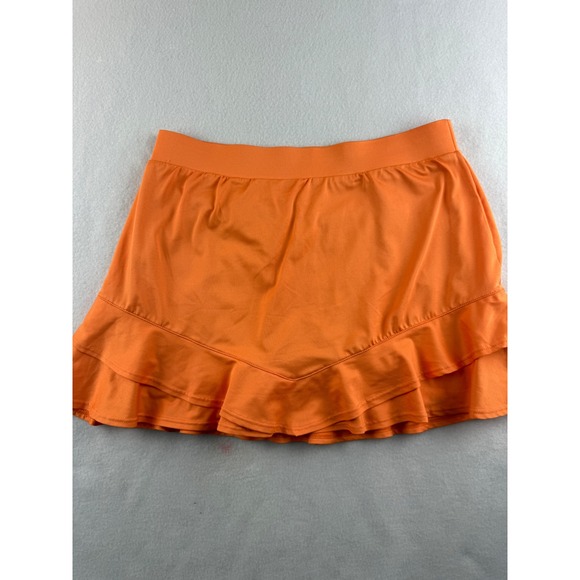 Tail Pants - TAIL Women's Athletic Skort Orange Ruffle Hem‎ Tennis Golf Activewear